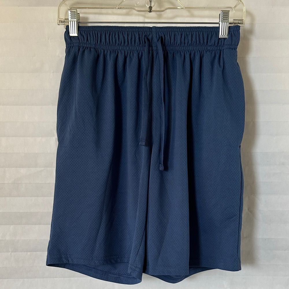 Athletic Works Men’s Lightweight Mesh Shorts Size S Blue